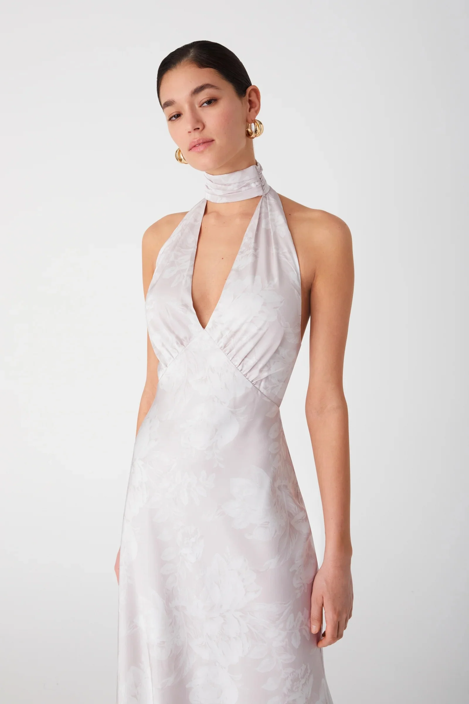 Misha Federica Midi Dress - Birch - Image 4