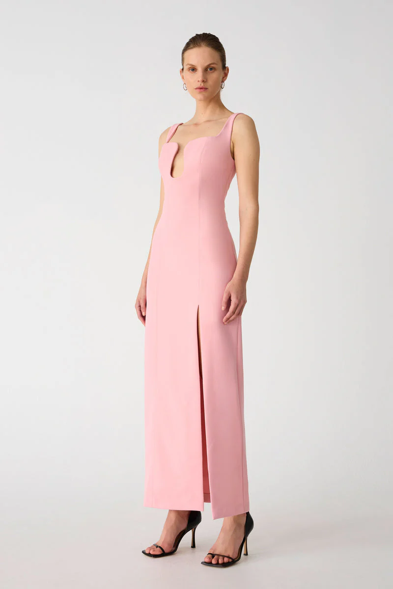 Misha Franka Crepe Gown - Fondant Pink - Image 4
