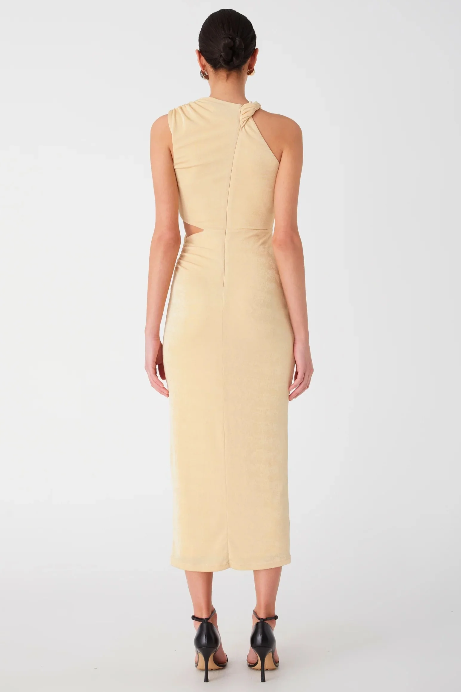Misha Graciela Midi Dress - Lemon Drop - Image 2