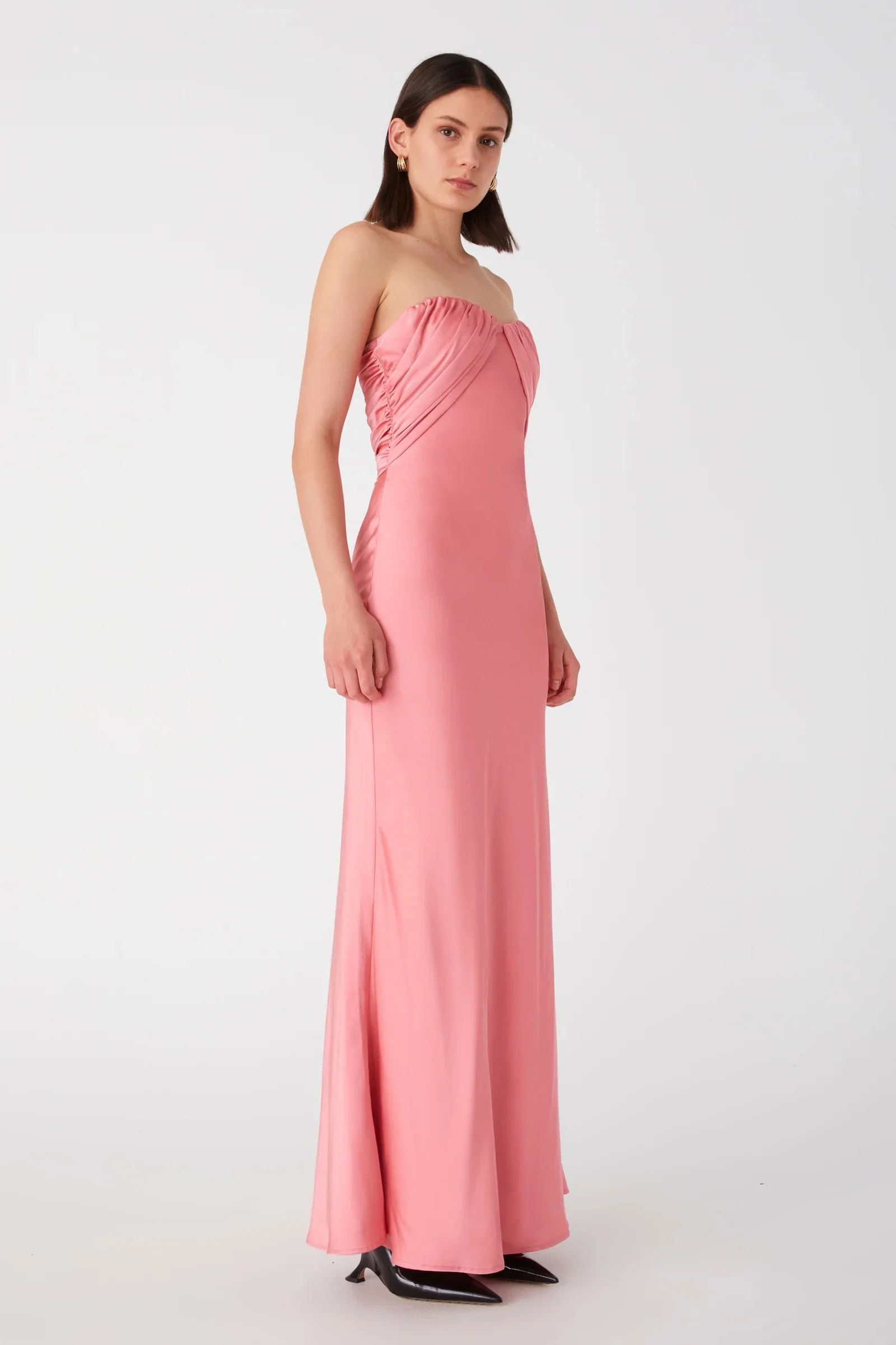 Misha Livia Maxi Gown - Shell Pink - Image 3