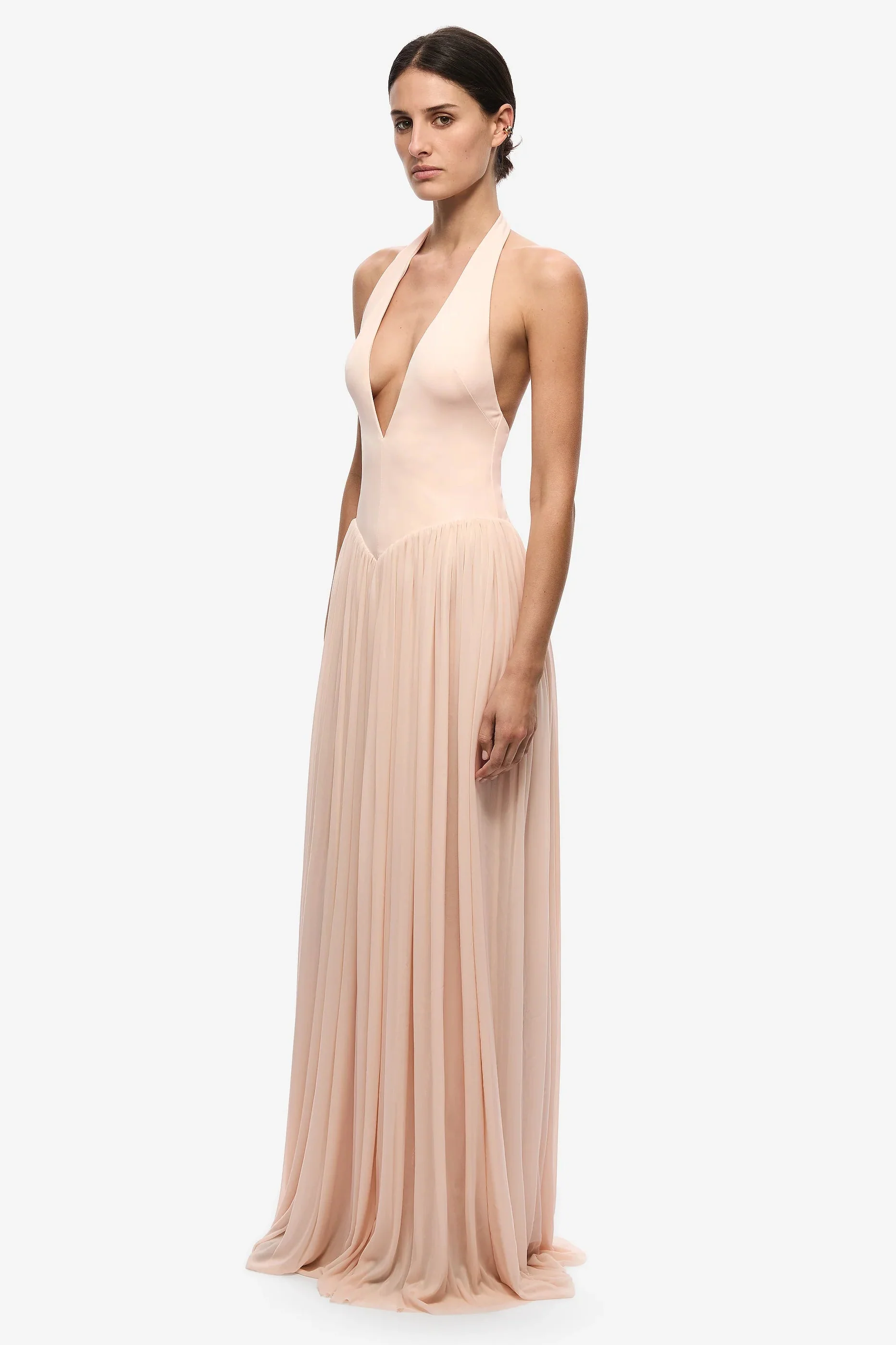 Misha Ophelia Jersey Dress - Soft Pink - Image 3