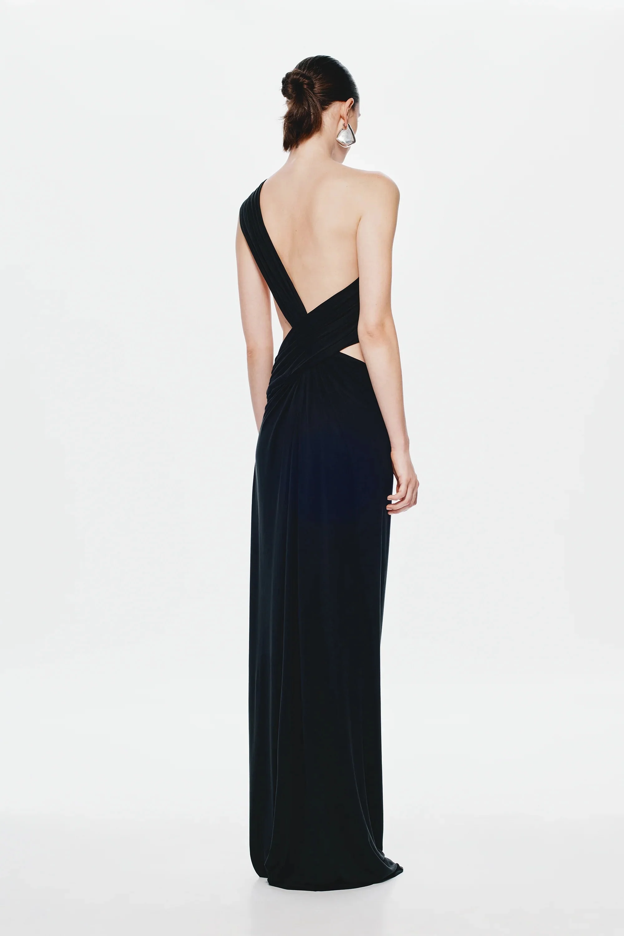 Misha Solstice Cupro Maxi Dress - Black - Image 2
