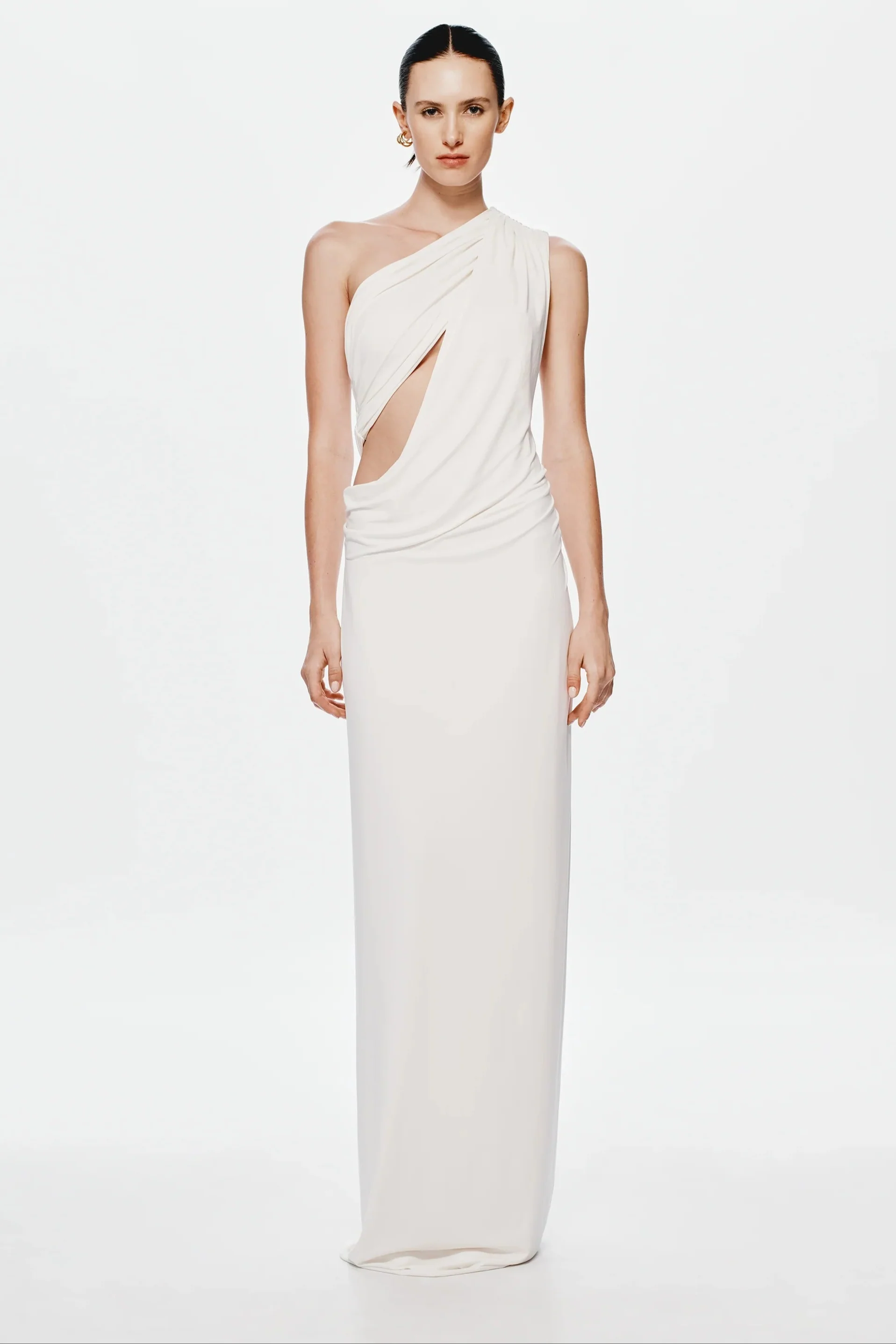 Misha Solstice Cupro Maxi Dress - Ivory