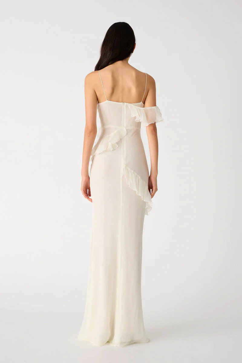 Misha Sutton Silk Gown - Ivory - Image 2
