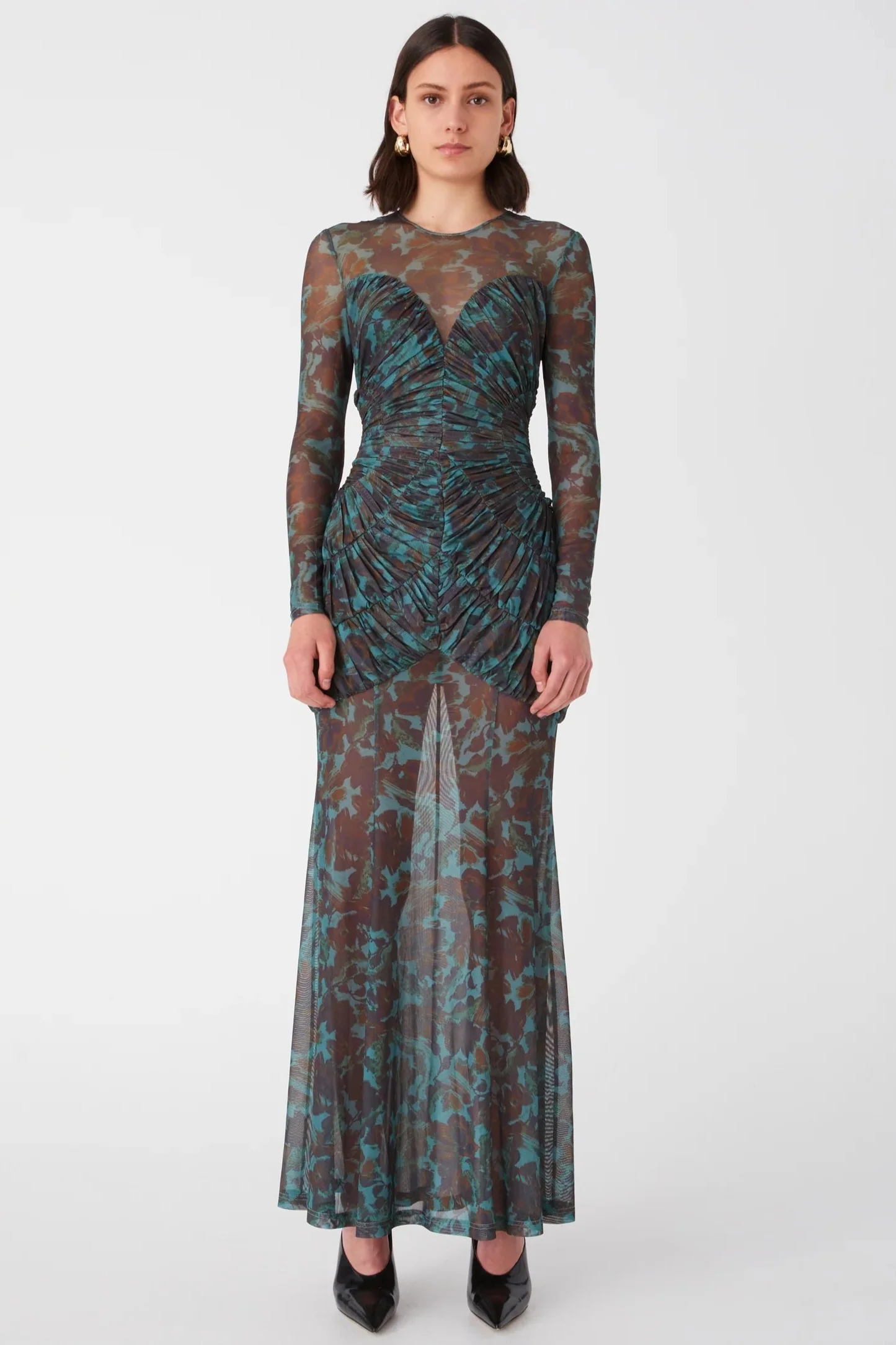 Misha Talitha Maxi Dress - Vintage Chintz Print Jade