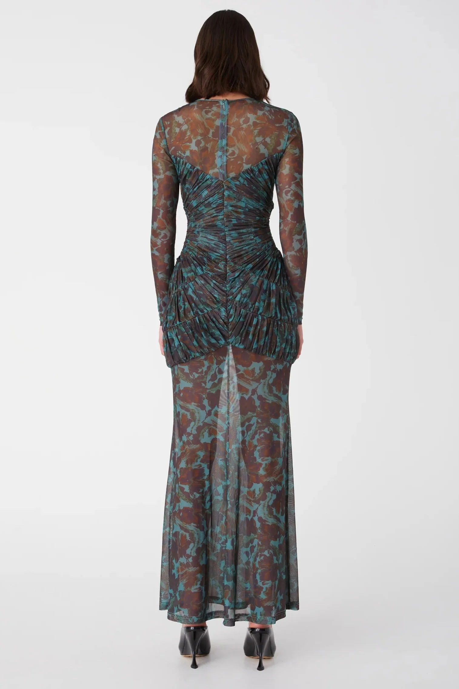 Misha Talitha Maxi Dress - Vintage Chintz Print Jade - Image 2