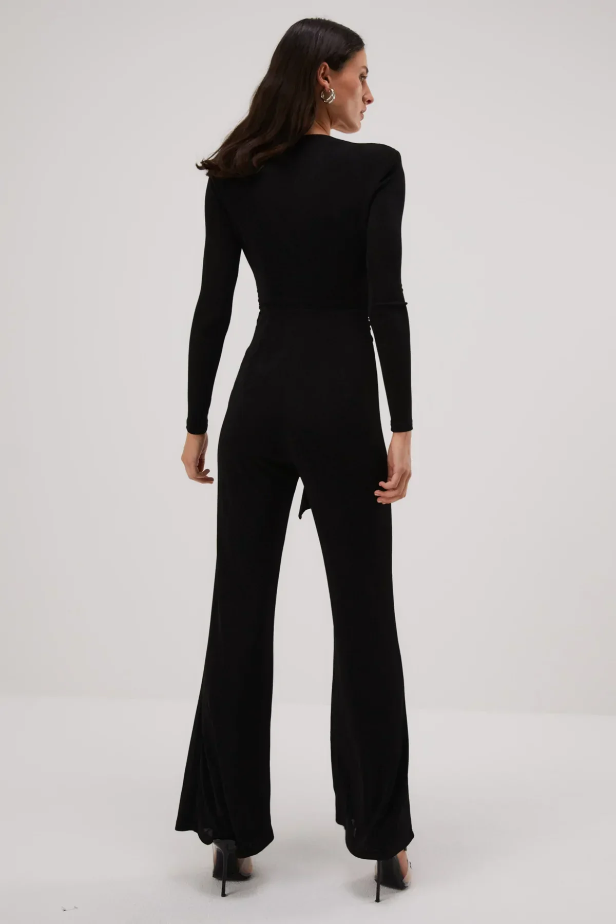 Misha Thelka Slinky Jersey Jumpsuit - Black - Image 3