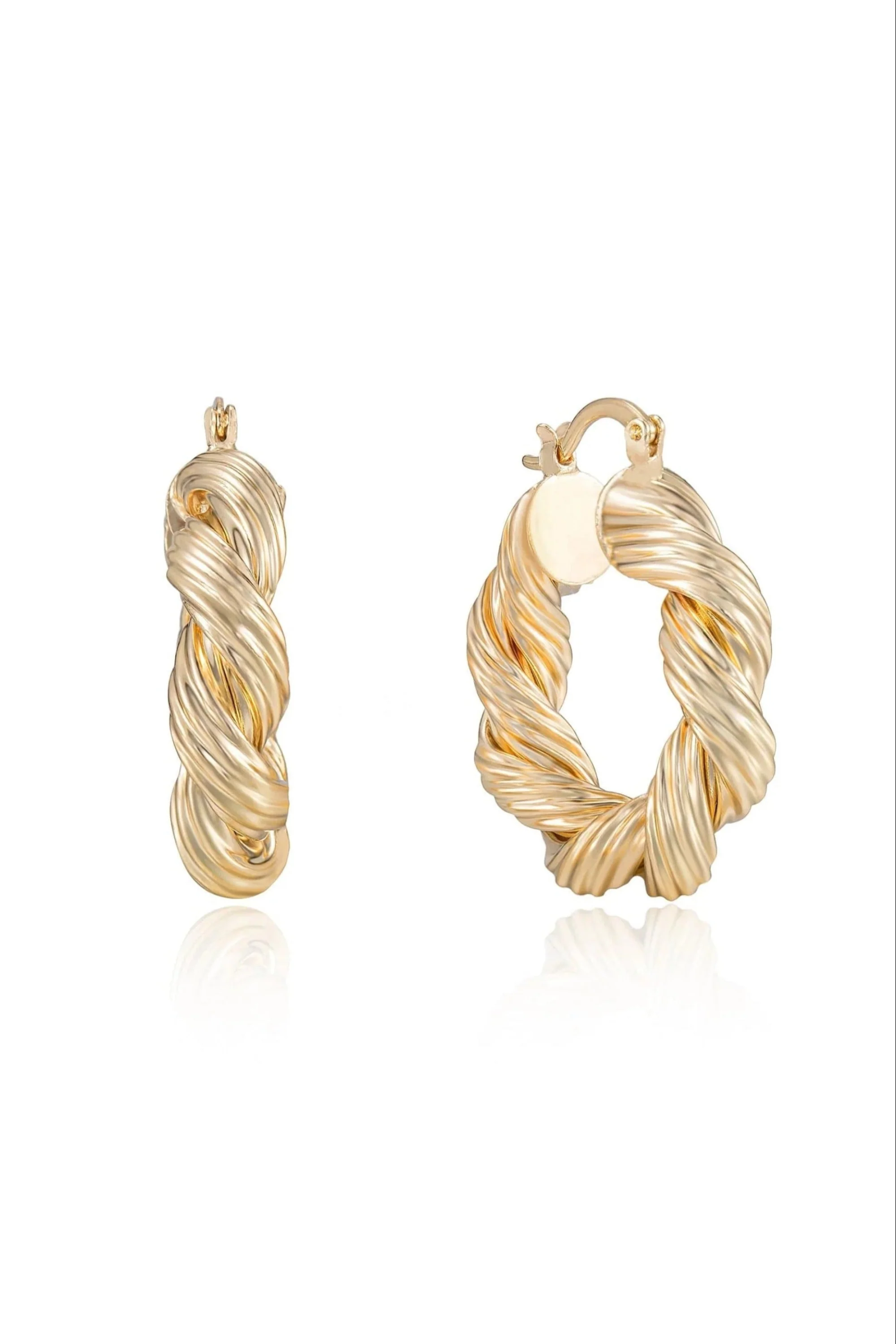 Modern Day Twist Hoops - Image 4
