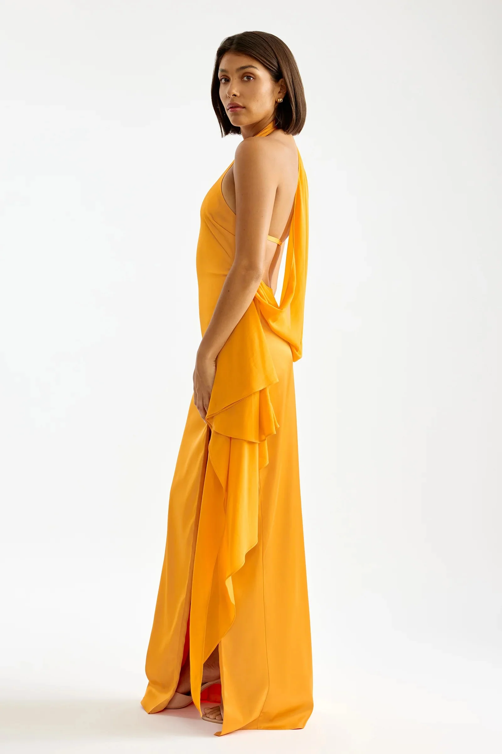 Mona Dress - Orange - Image 3