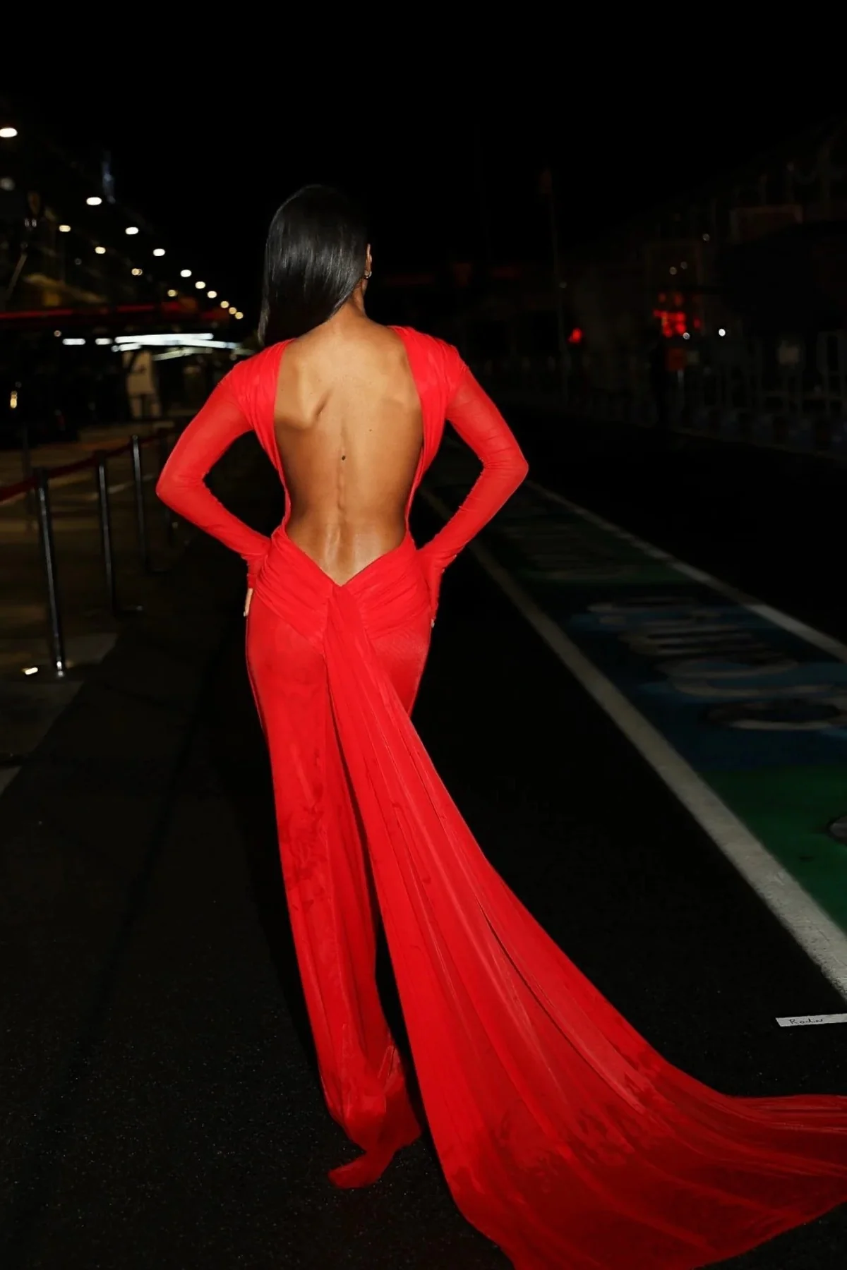 Monaco Gown - Cherry Red - Image 4