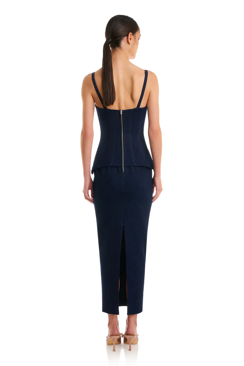 Monet Dress - Denim - Image 2