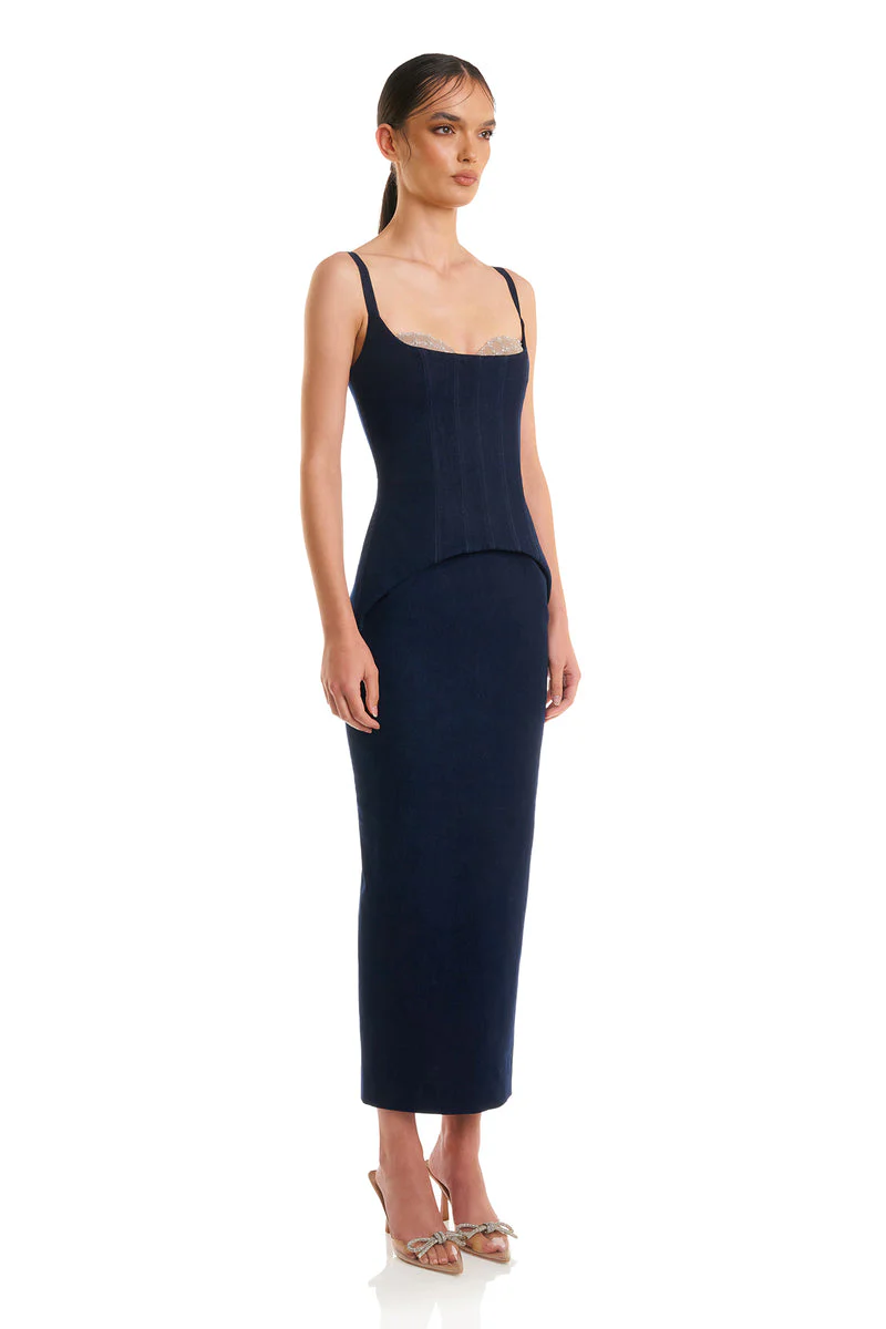 Monet Dress - Denim - Image 3