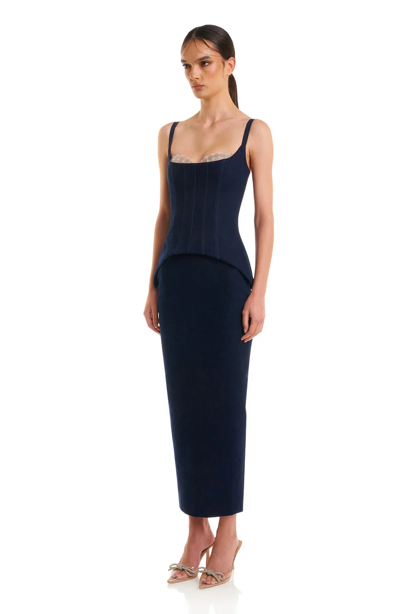 Monet Dress - Denim - Image 5