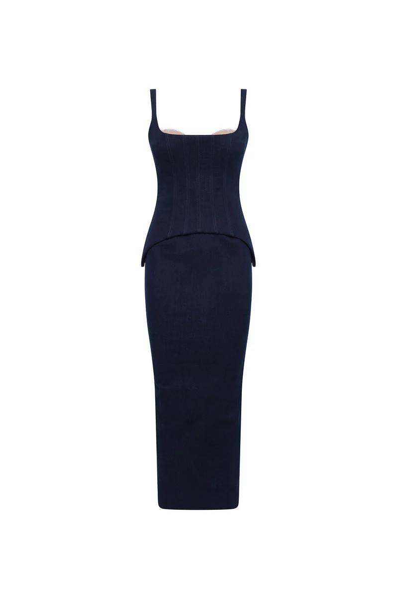 Monet Dress - Denim - Image 8