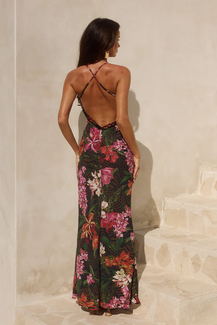 Monet Maxi Dress - Catarina Black - Image 2