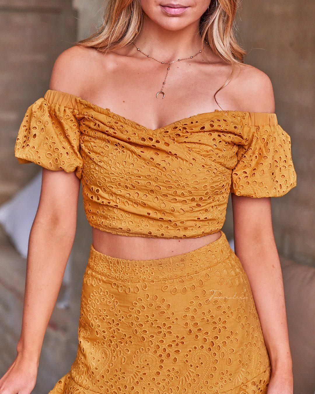 Monica Set - Mustard - Image 4