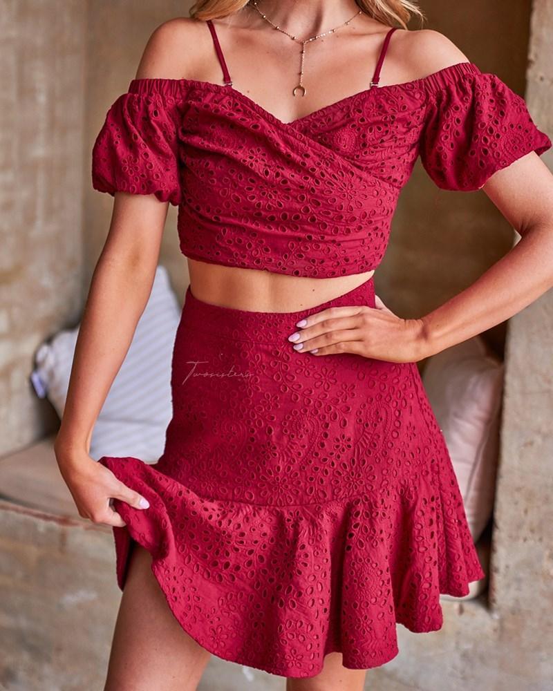 Monica Set - Red - Image 2