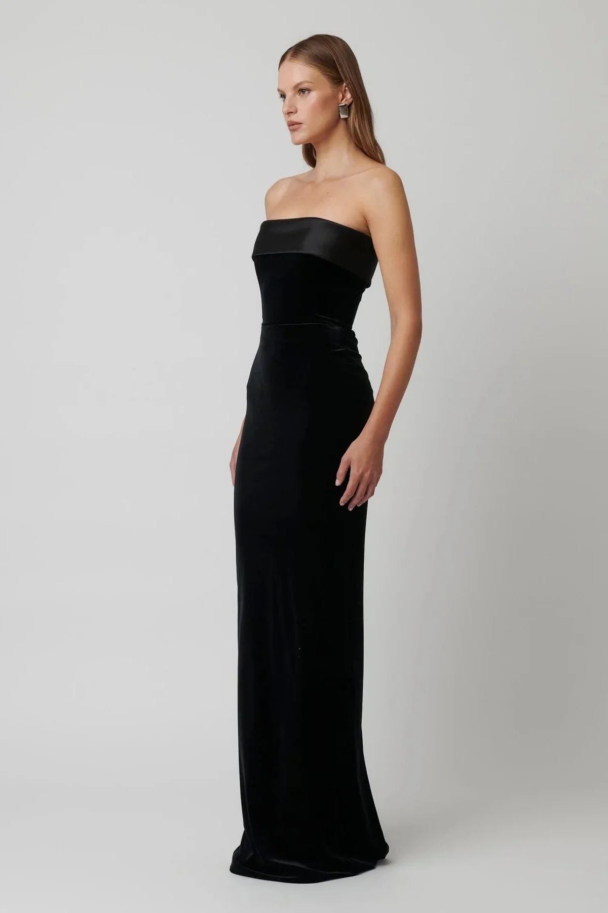 Monroe Gown - Black Velvet - Image 3