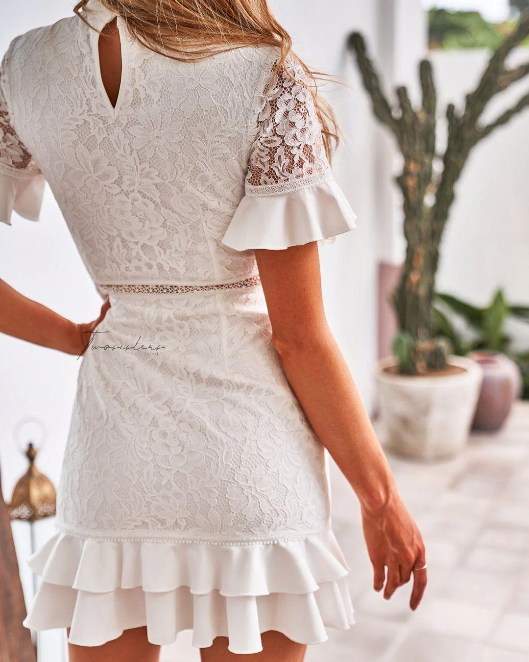 Monty Dress - White - Image 2