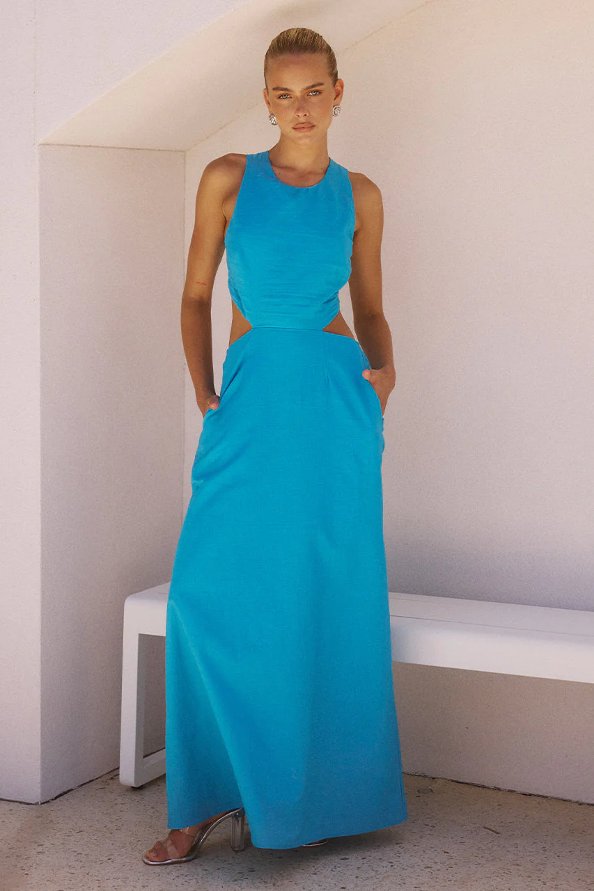 Murila Maxi Dress - Blue - Image 2