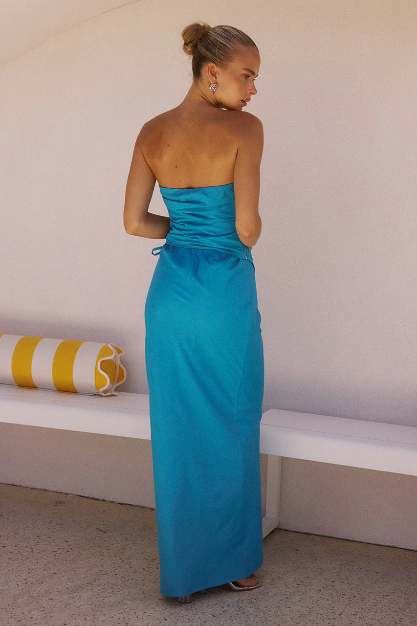 Murila Maxi Skirt - Blue - Image 2