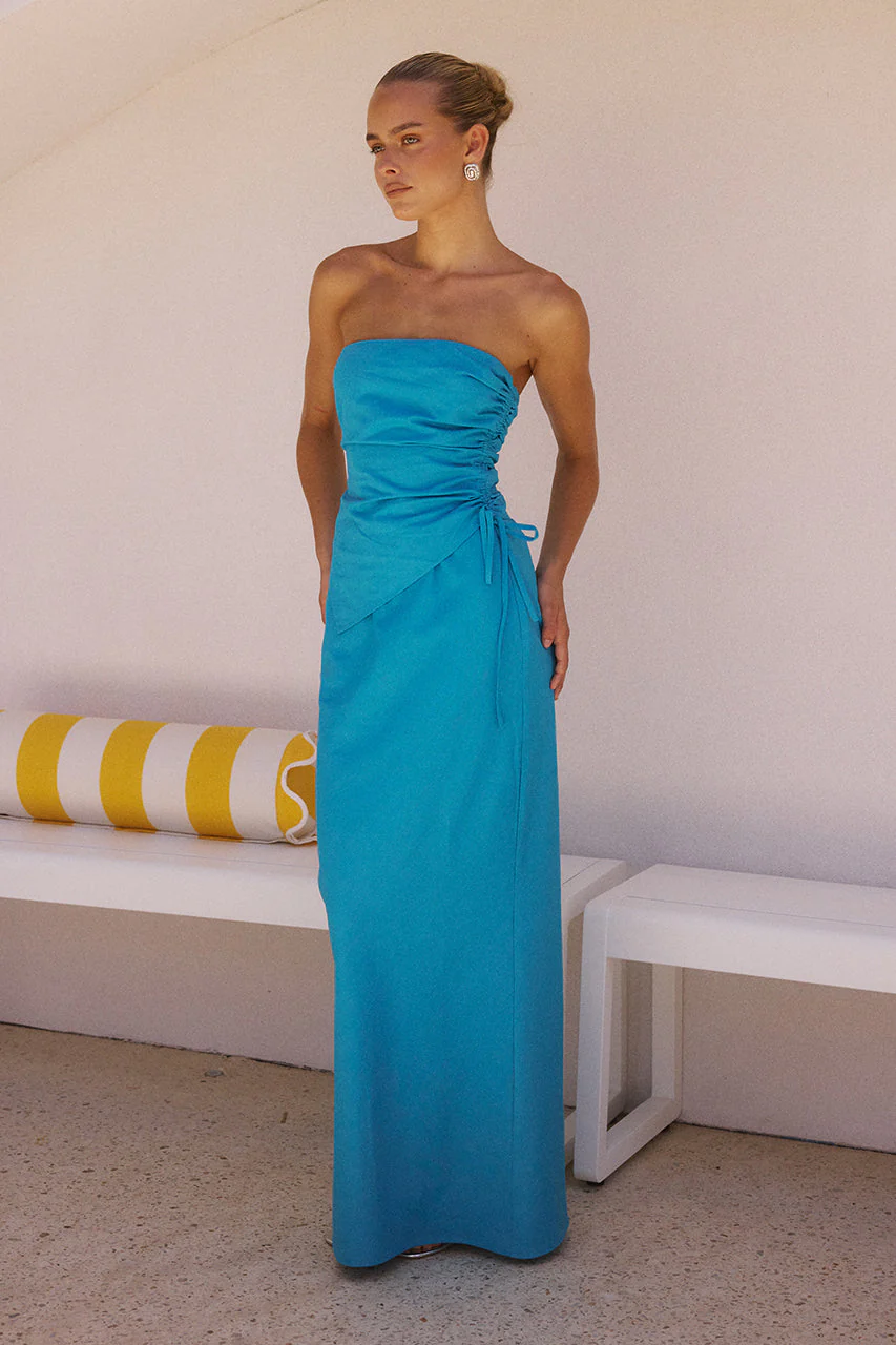 Murila Maxi Skirt - Blue - Image 3