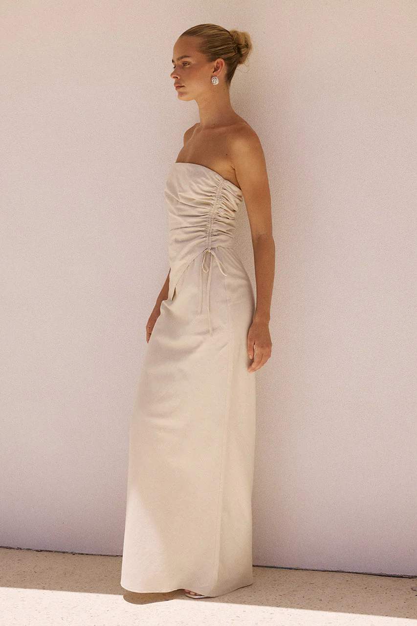 Murila Maxi Skirt - Sand - Image 4