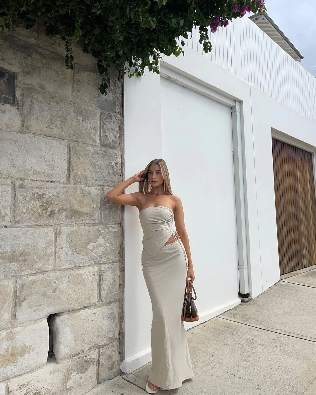 Murila Maxi Skirt - Sand - Image 5