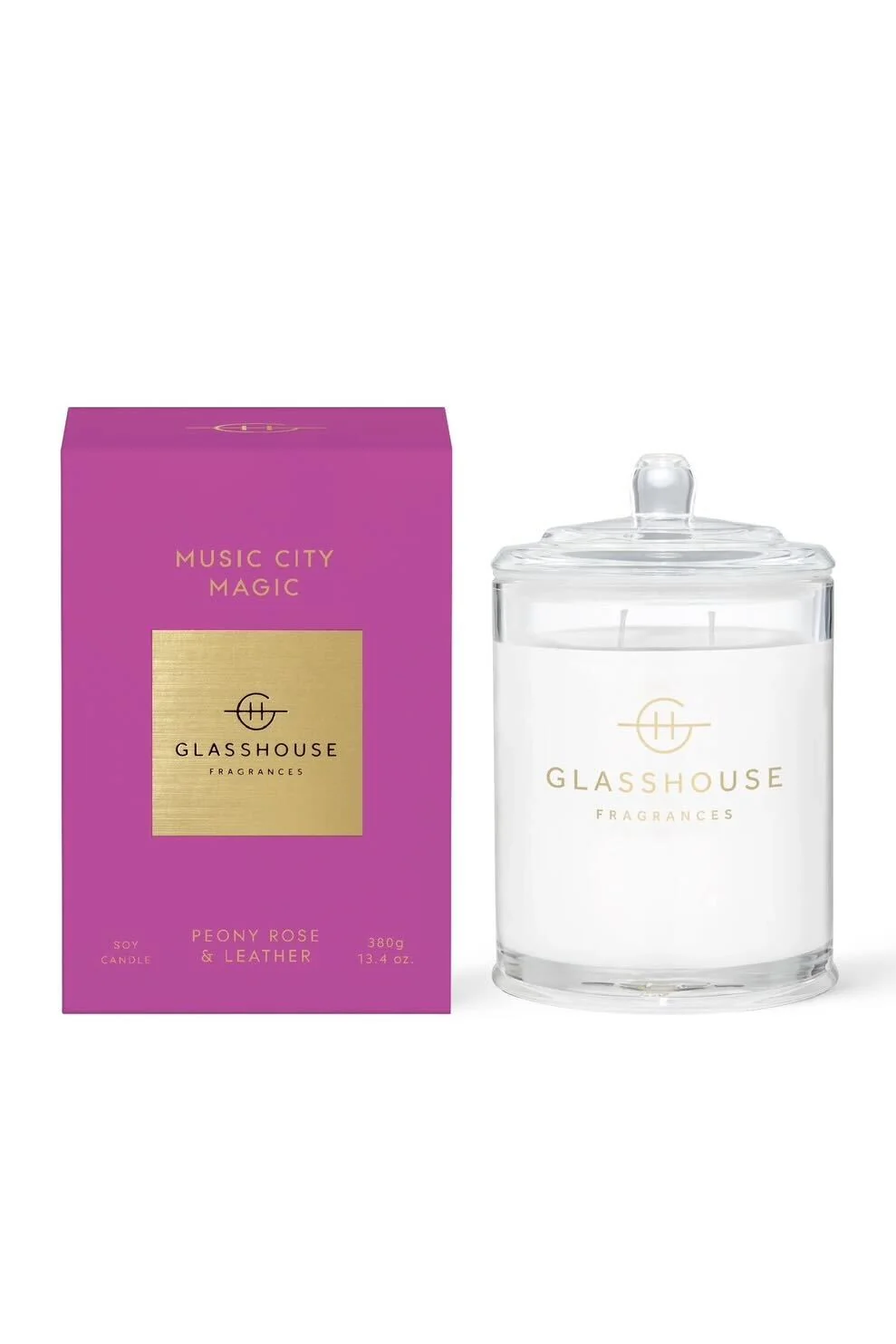 Glasshouse Music City Magic Candle