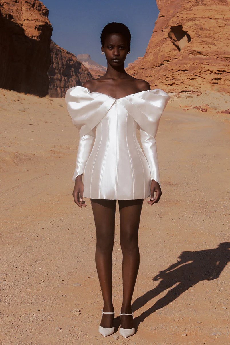 Nadal Dress - White - Image 3