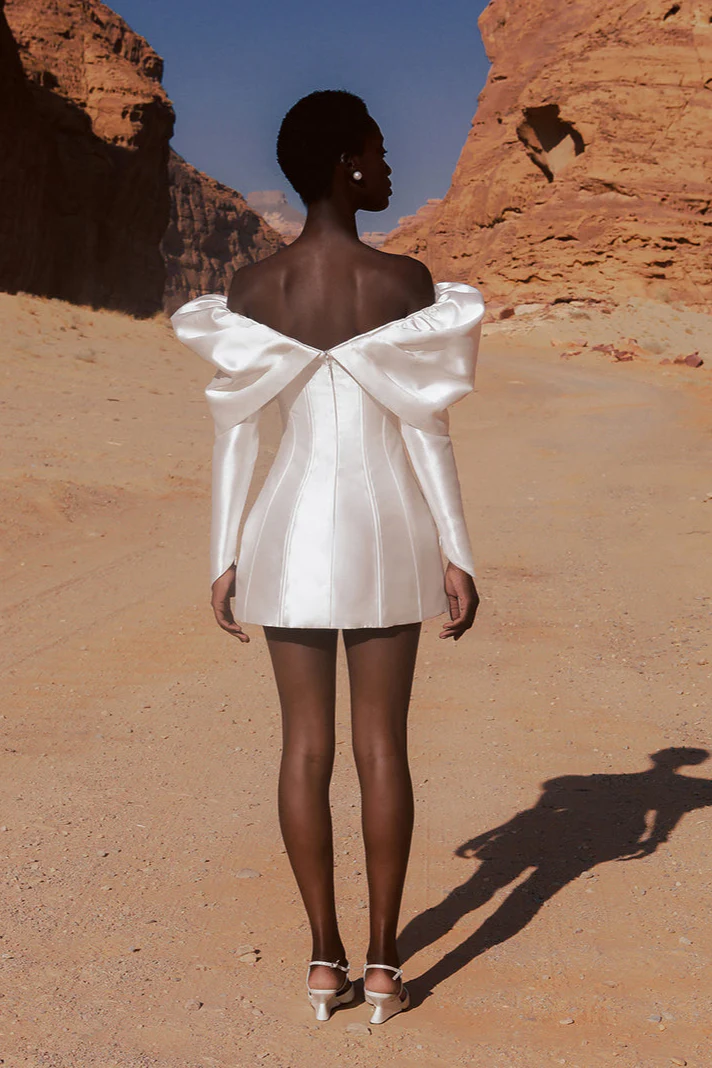 Nadal Dress - White - Image 4