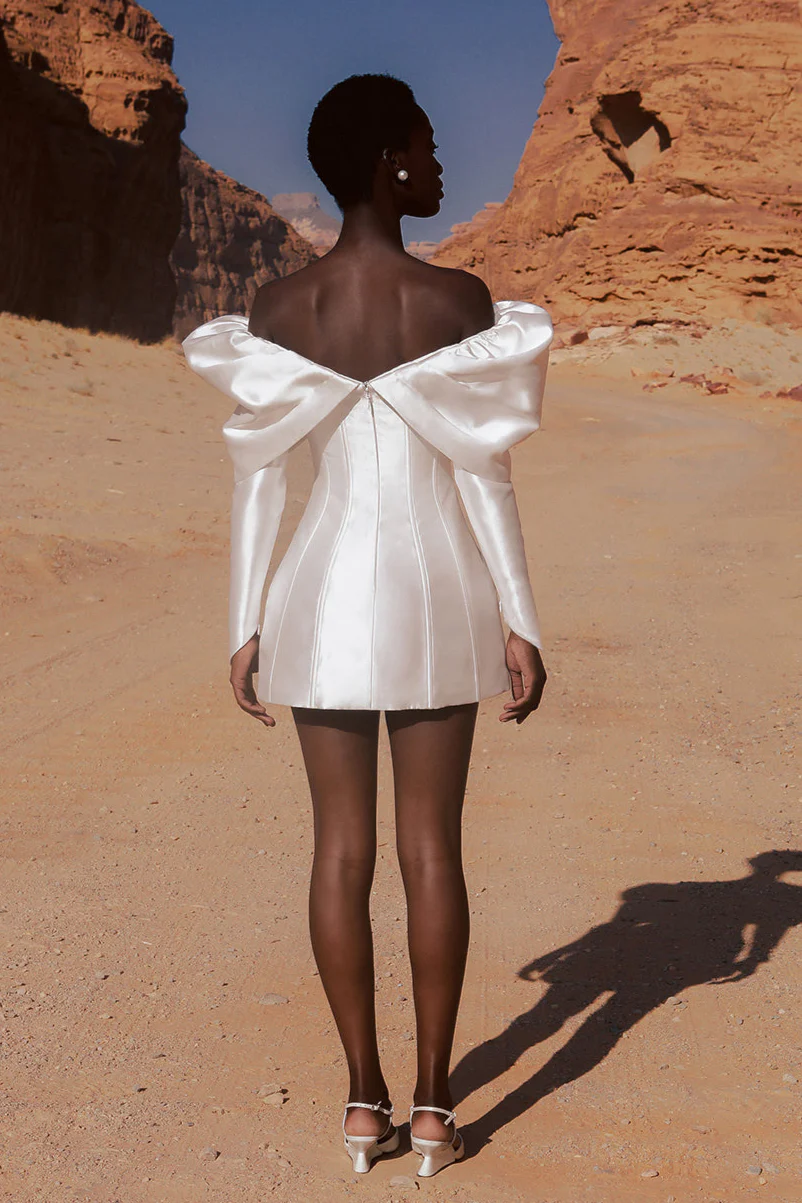 Nadal Dress - White - Image 5