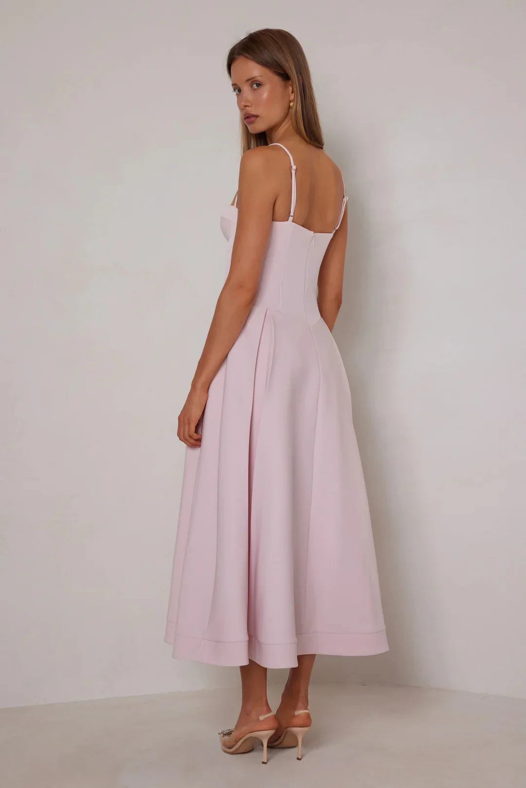 Nadia Dress - Pastel Pink - Image 2