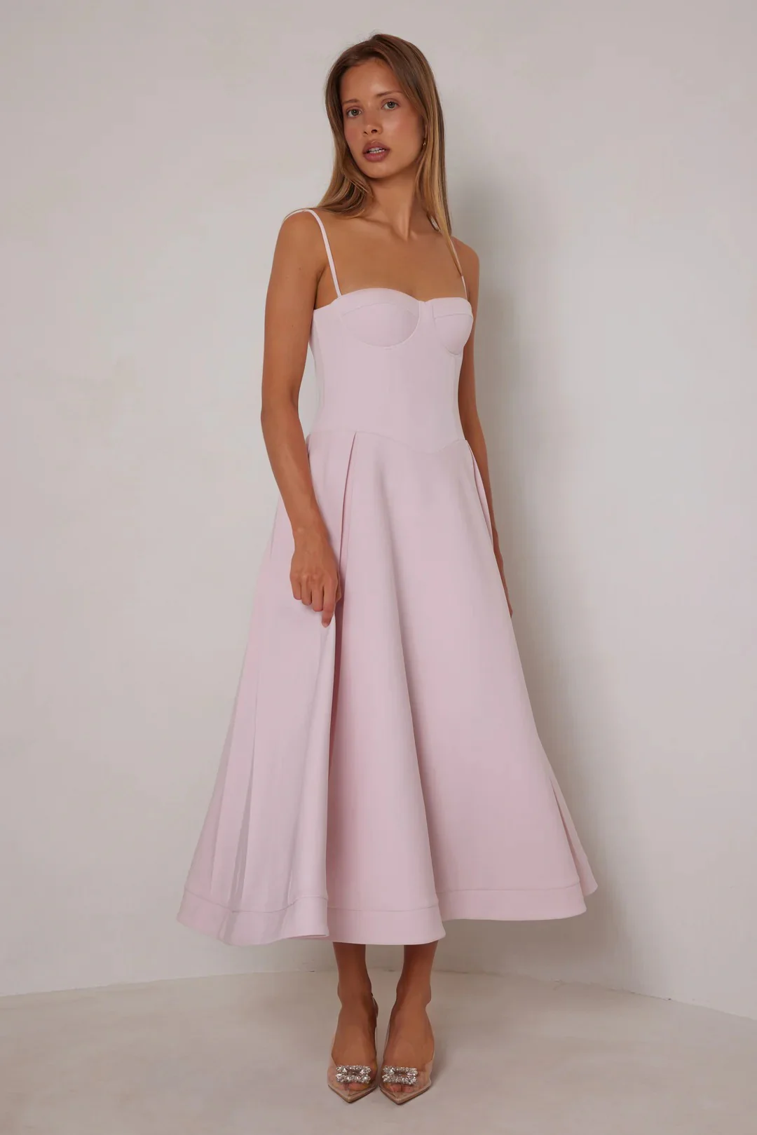 Nadia Dress - Pastel Pink - Image 3