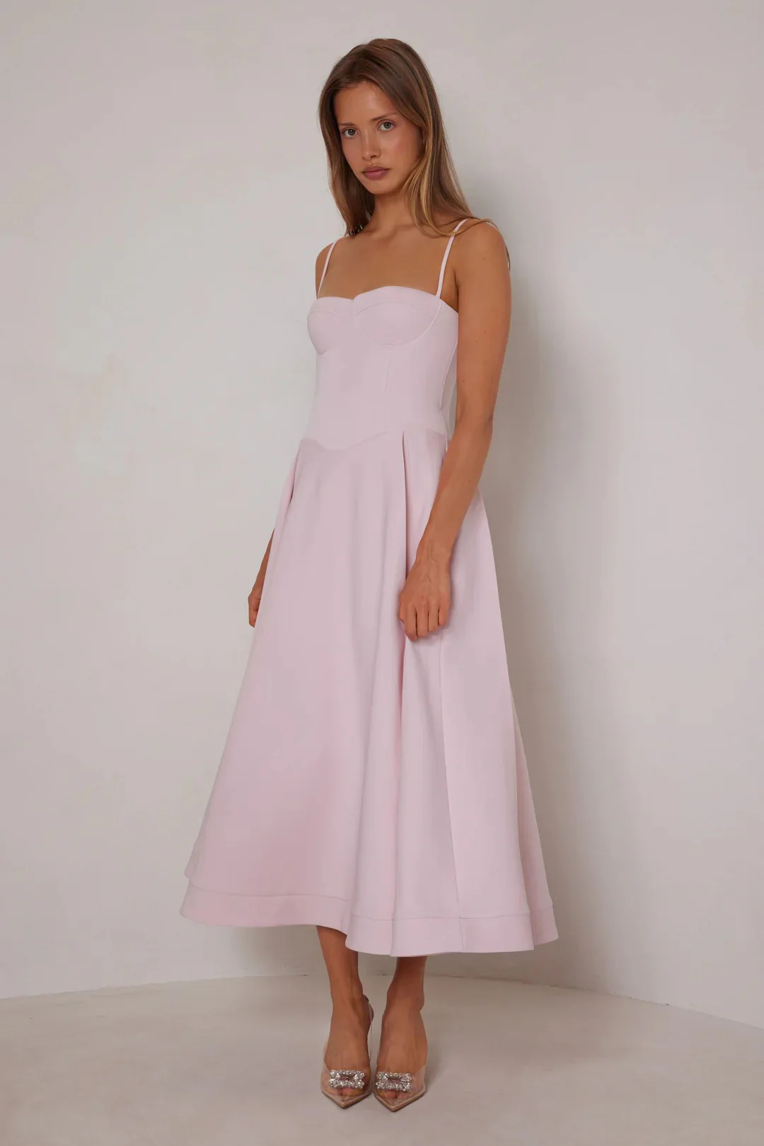 Nadia Dress - Pastel Pink - Image 4