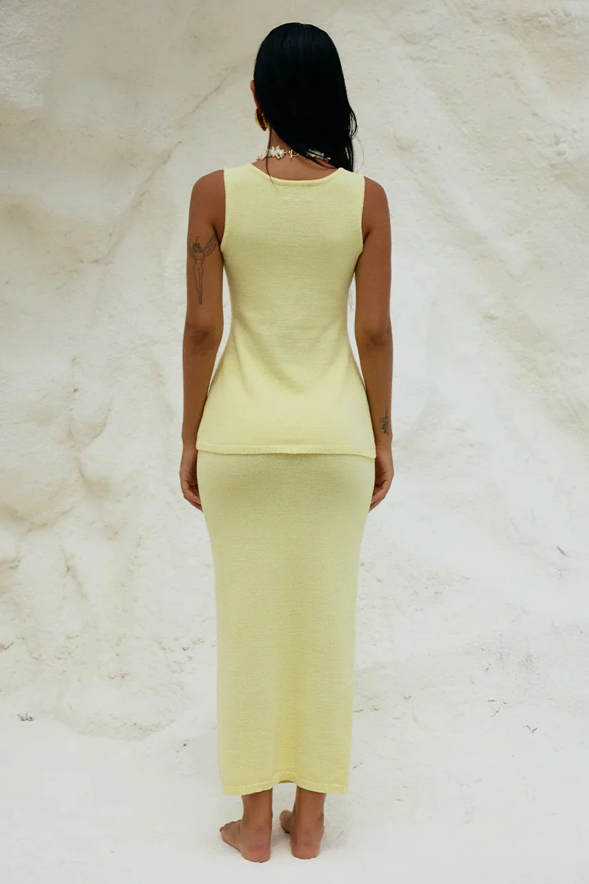 Nadina Top - Lemon - Image 3