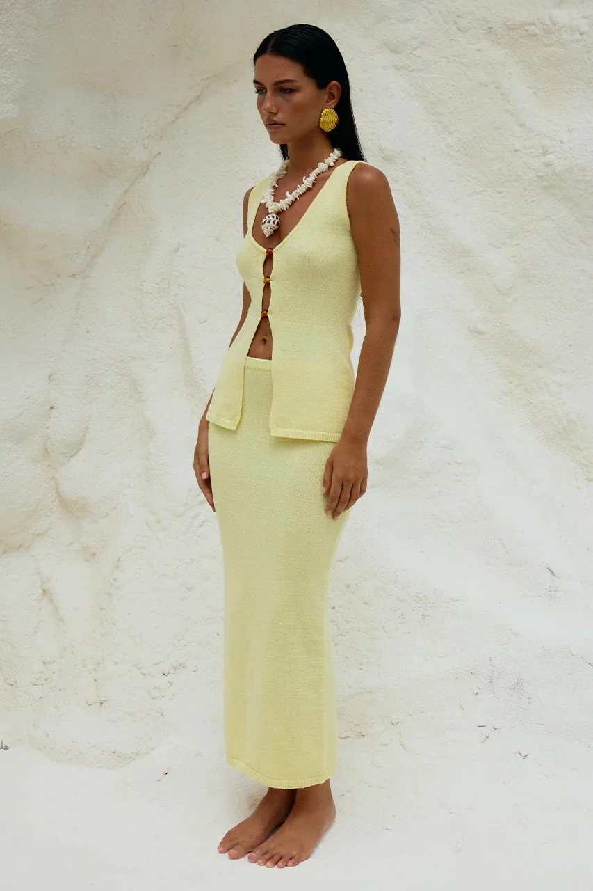 Nadina Top - Lemon - Image 4