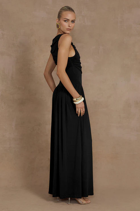 Nalla Maxi Dress - Black - Image 4