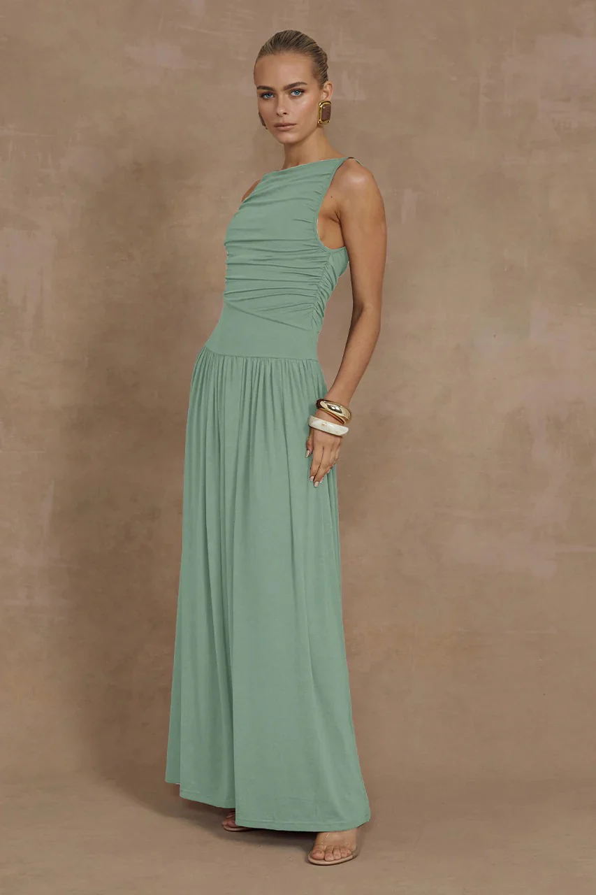 Nalla Maxi Dress - Sage - Image 4