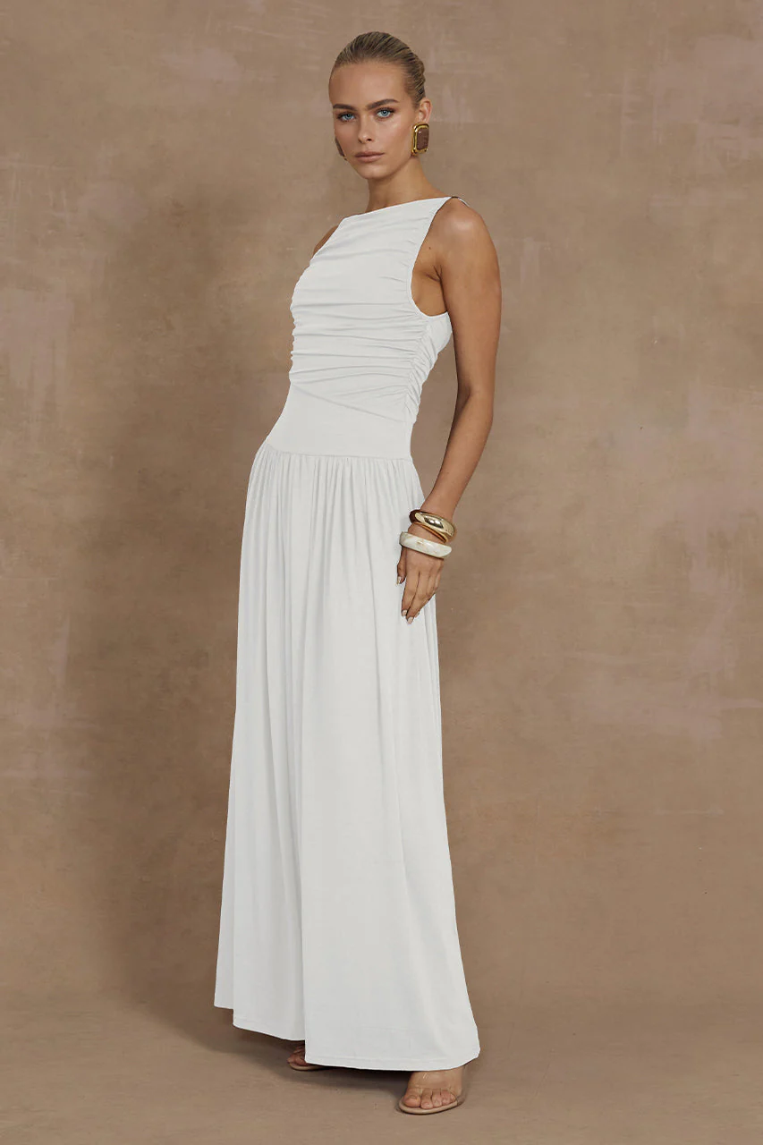 Nalla Maxi Dress - White - Image 3