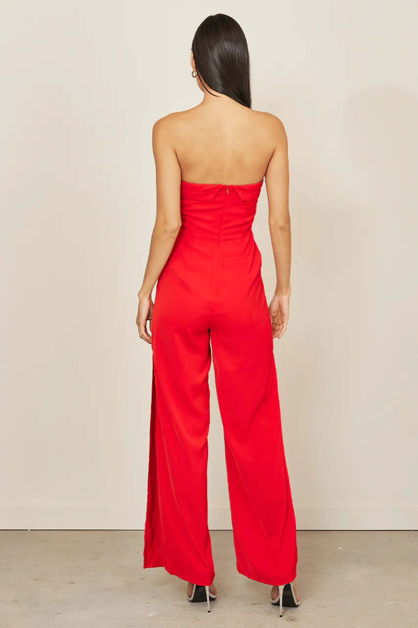 Nani Jumpsuit - Red - Image 2