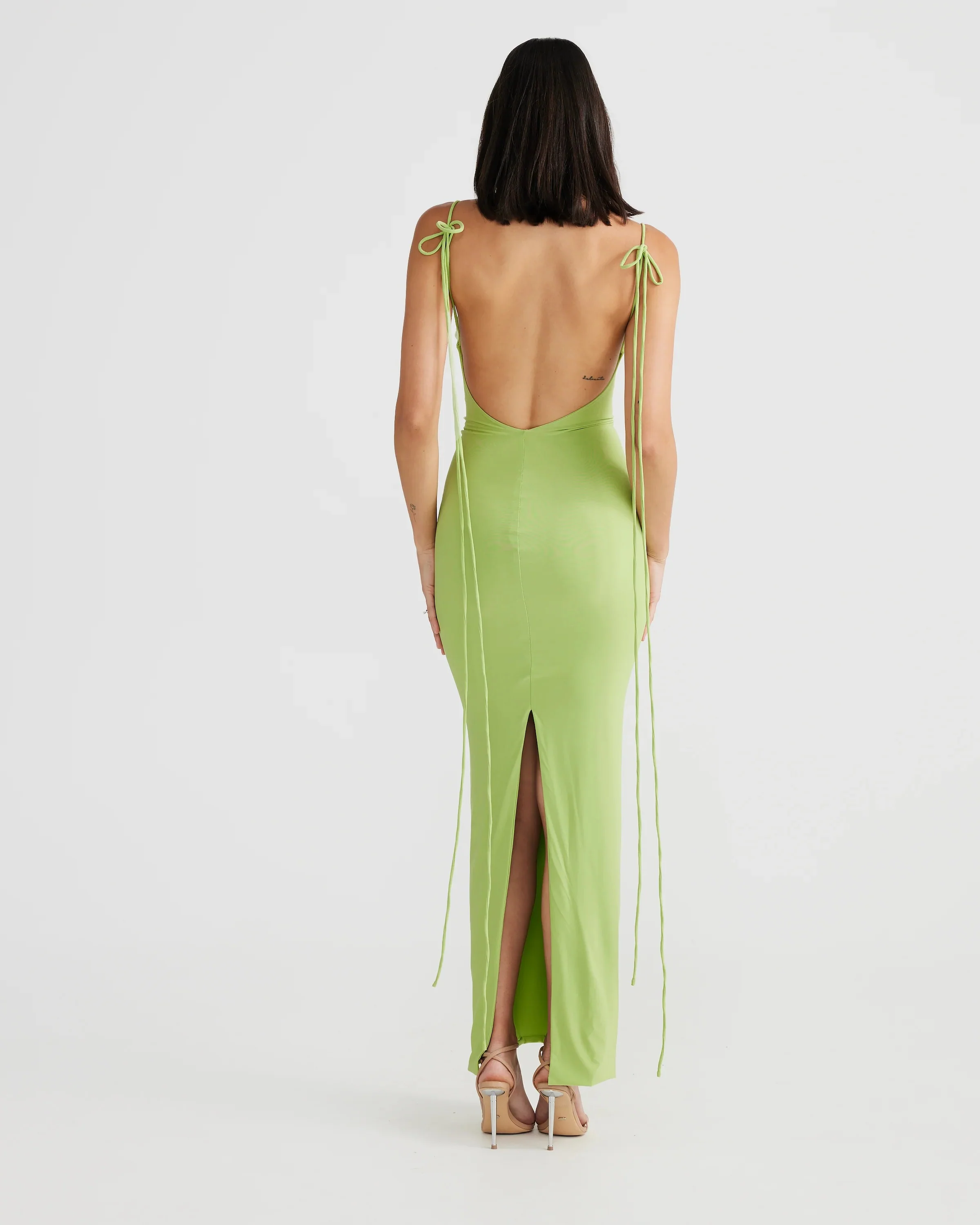 Natali Multi-Way Dress - Lime - Image 2