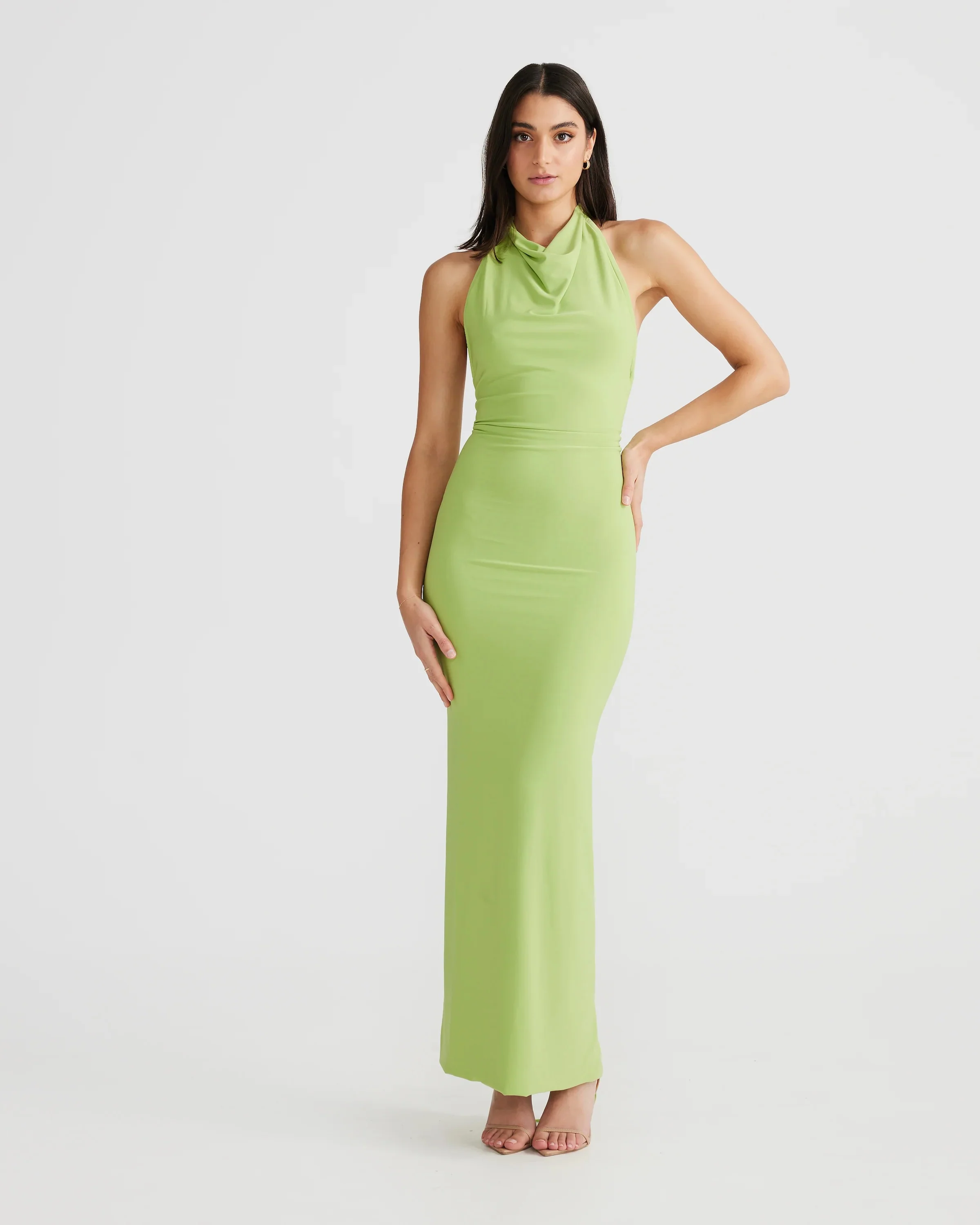 Natali Multi-Way Dress - Lime - Image 3