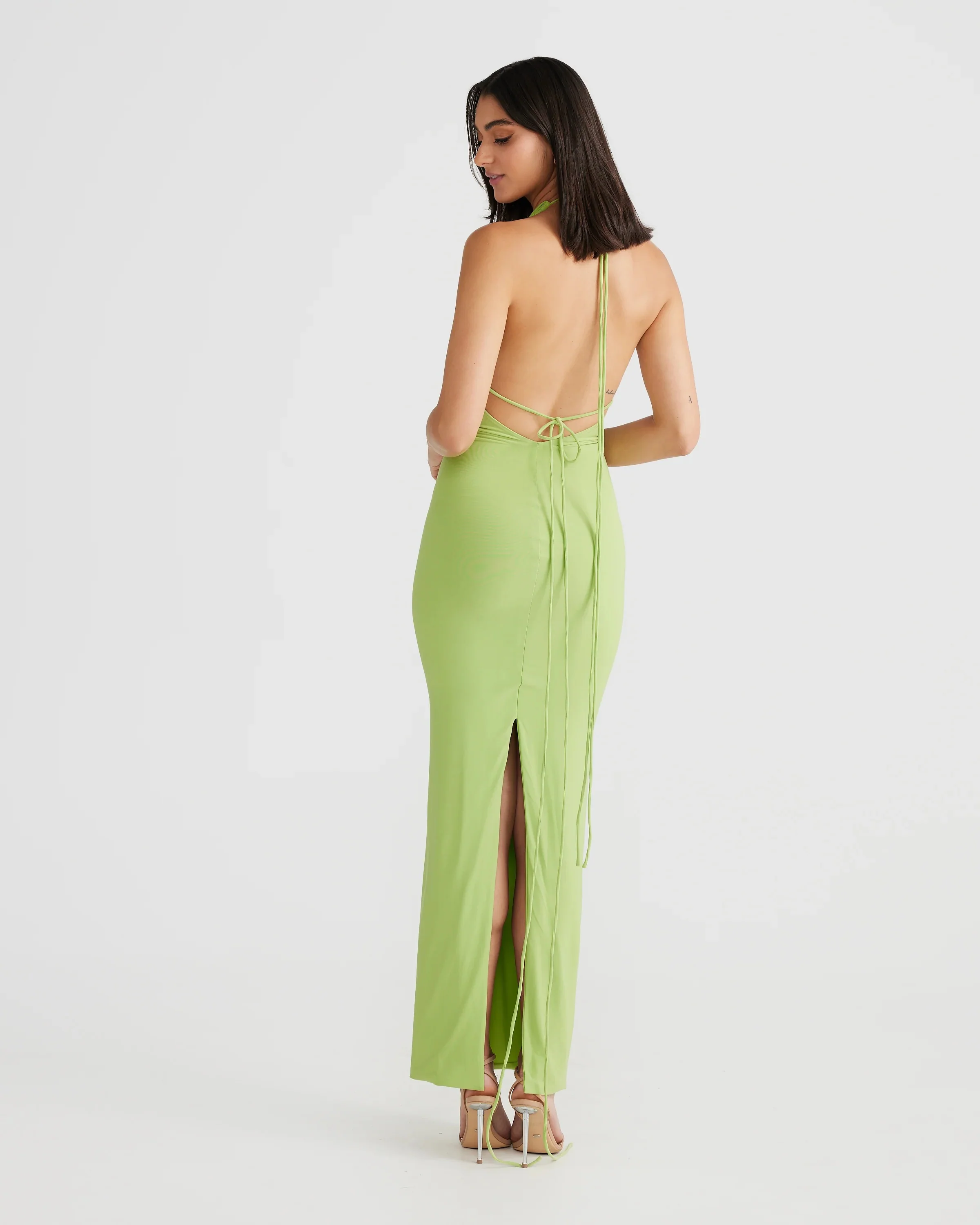 Natali Multi-Way Dress - Lime - Image 4