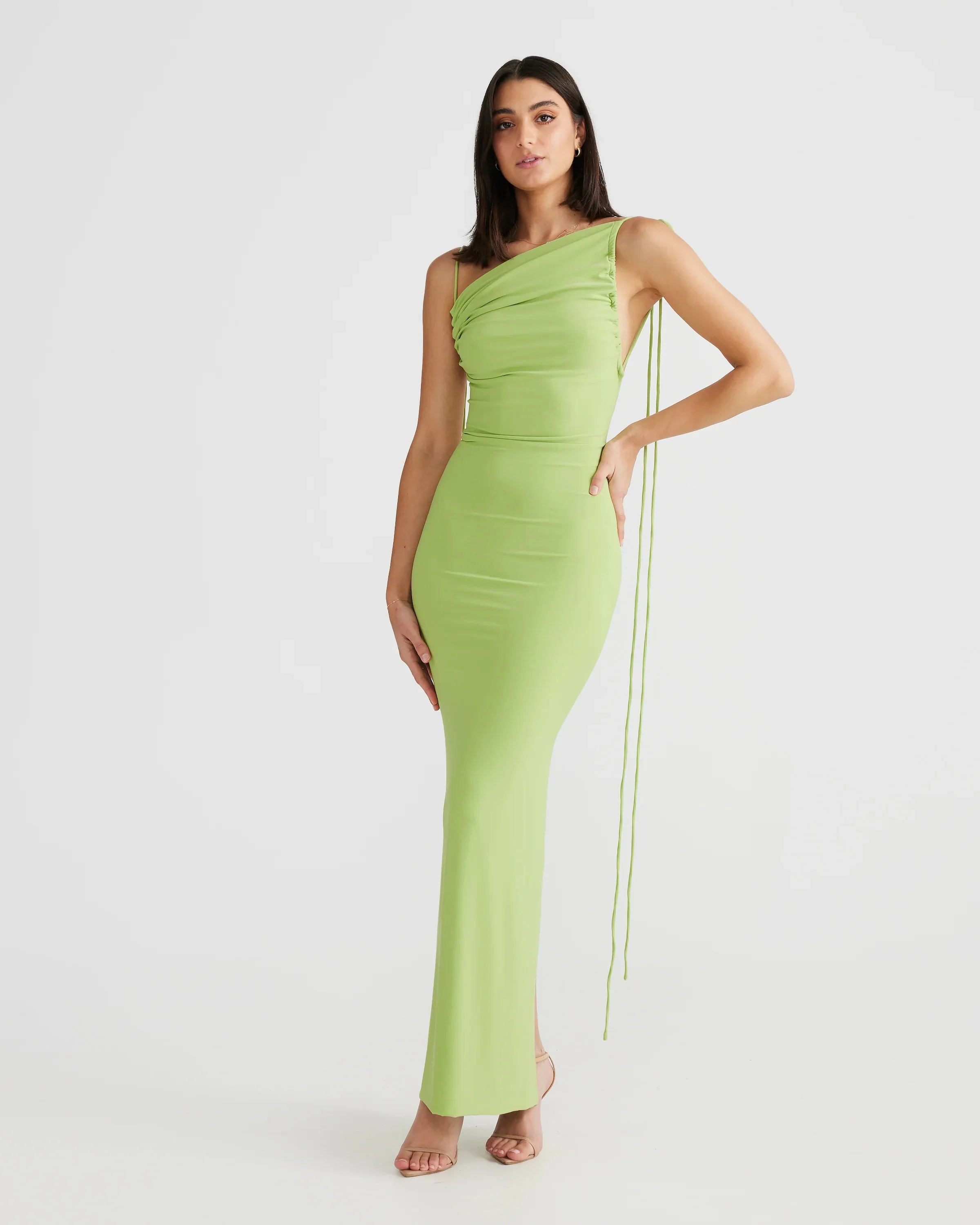 Natali Multi-Way Dress - Lime - Image 5