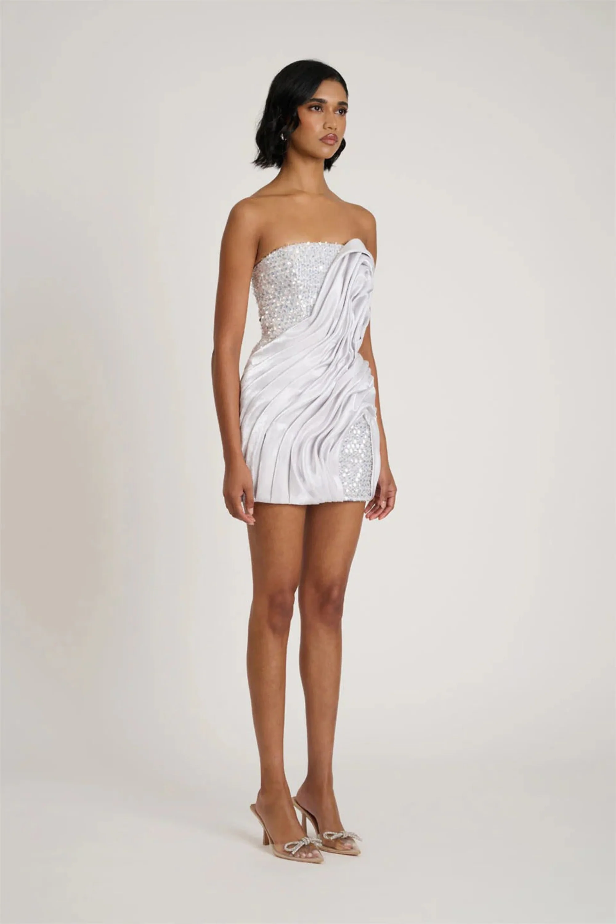 Naya Dress - Silver - Image 3