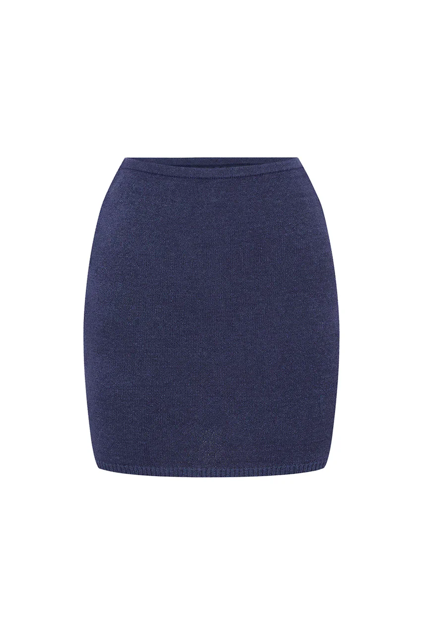 Nellie Mini Skirt - Midnight - Image 2