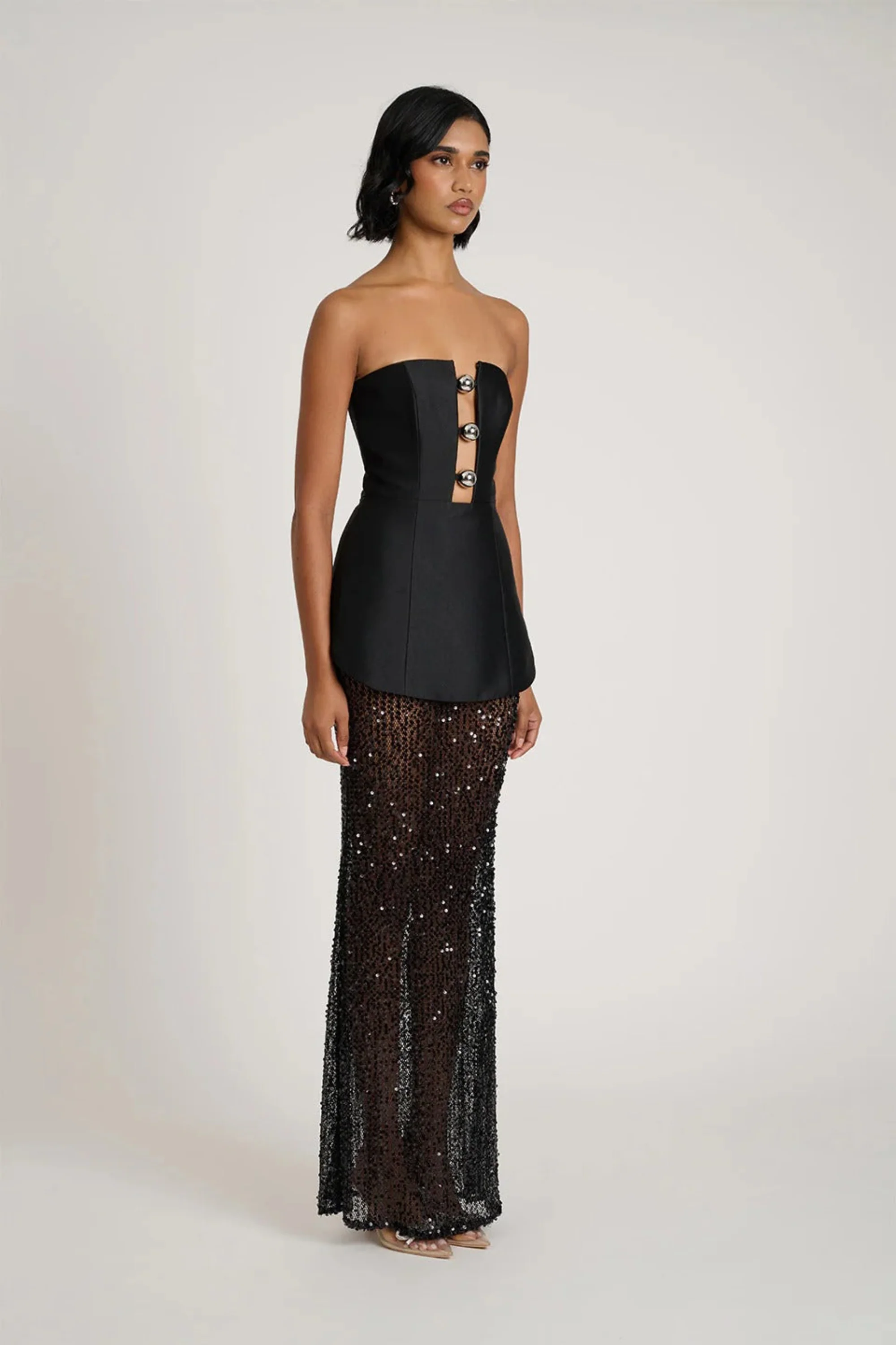 Nerissa Dress - Black - Image 3