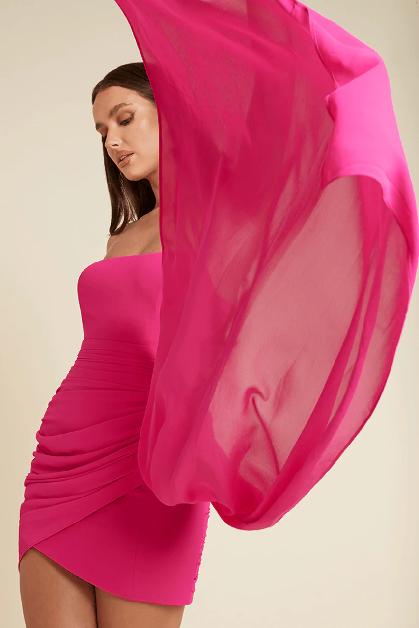 Night Love Dress - Fuchsia - Image 3
