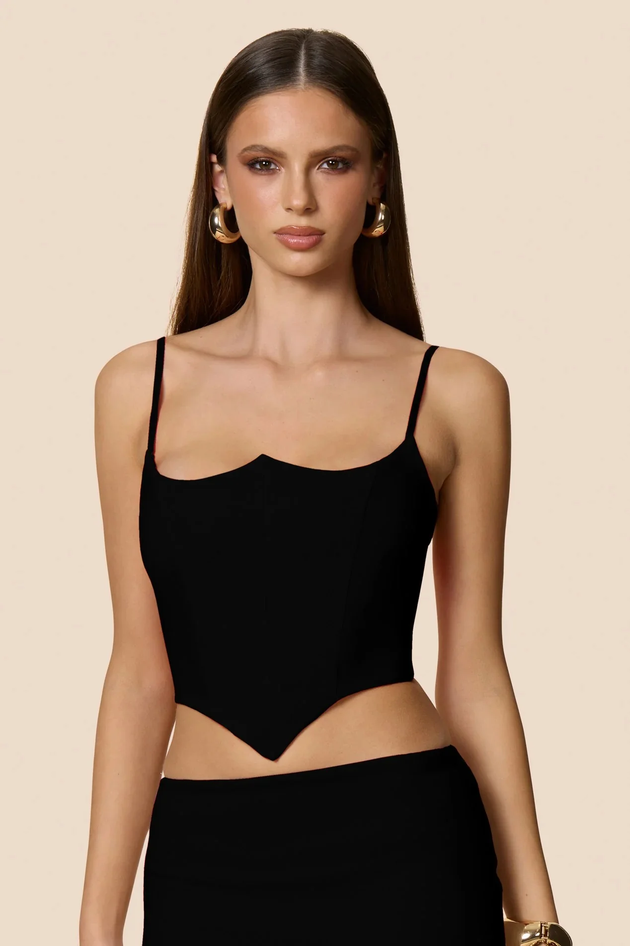 Nookie Aaliyah Crop Top - Black - Image 3